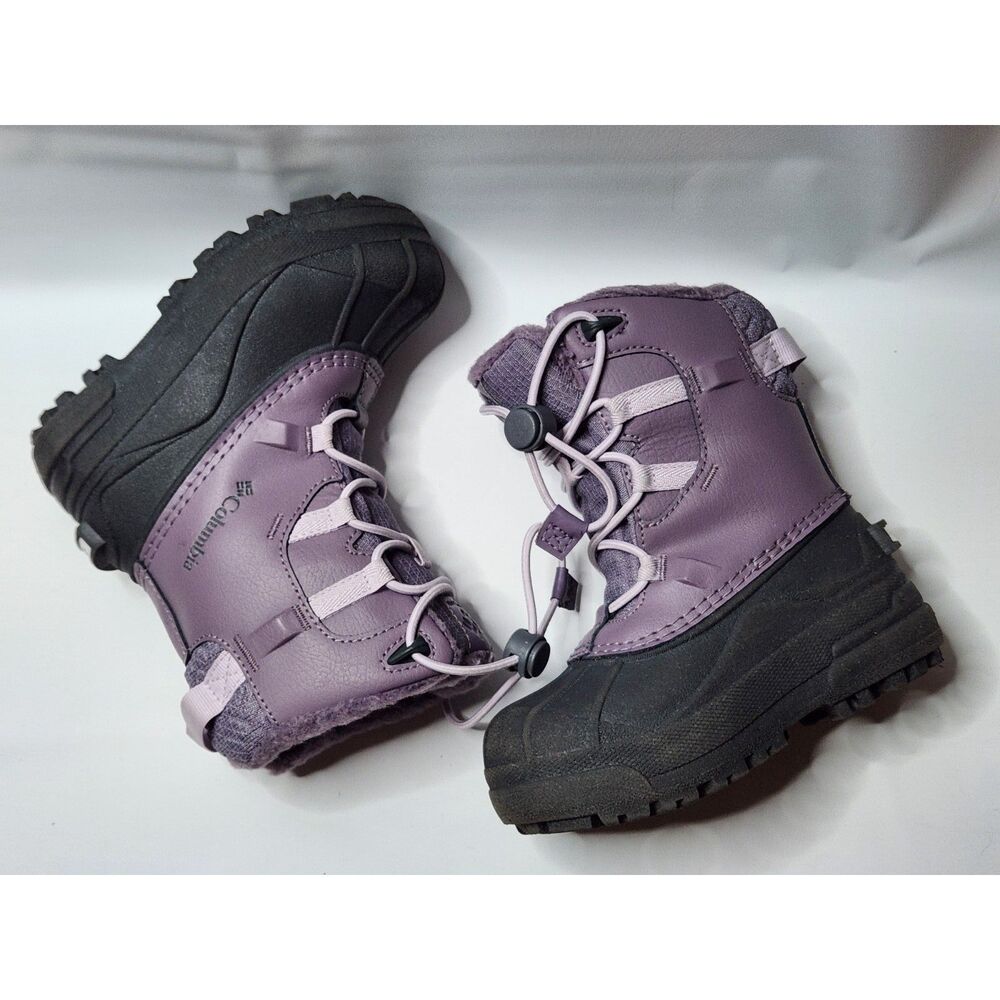 Columbia Bugaboot Celsius Snow Boots Toddler Size 10 Purple